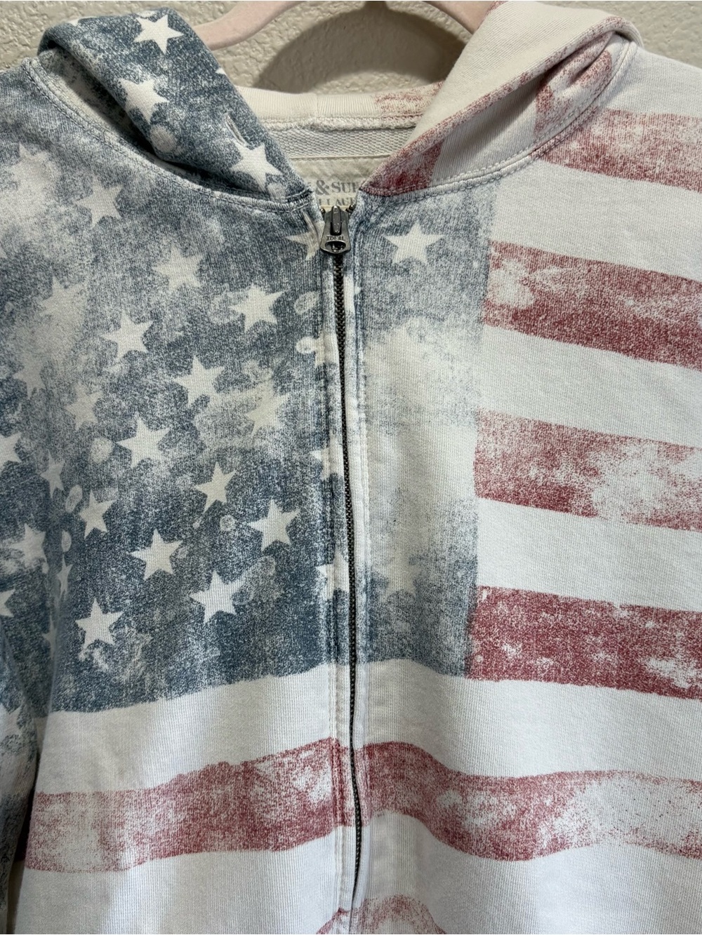 Ralph Lauren Denim & Supply Faded American Flag Hoodie Men M Designer Chief Kief - Picture 14 of 16